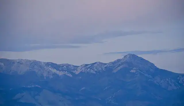 Bridger Range above the Gallatin Valley