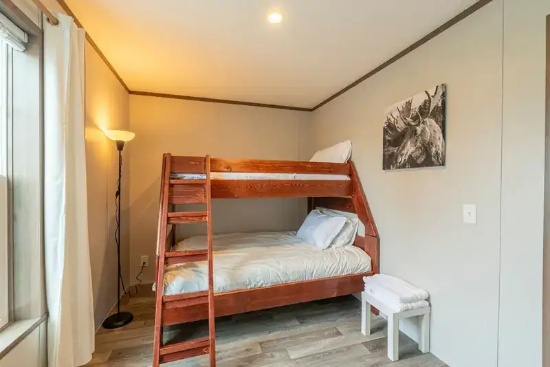 Comfy Lodge House: Bedroom with bunk bed