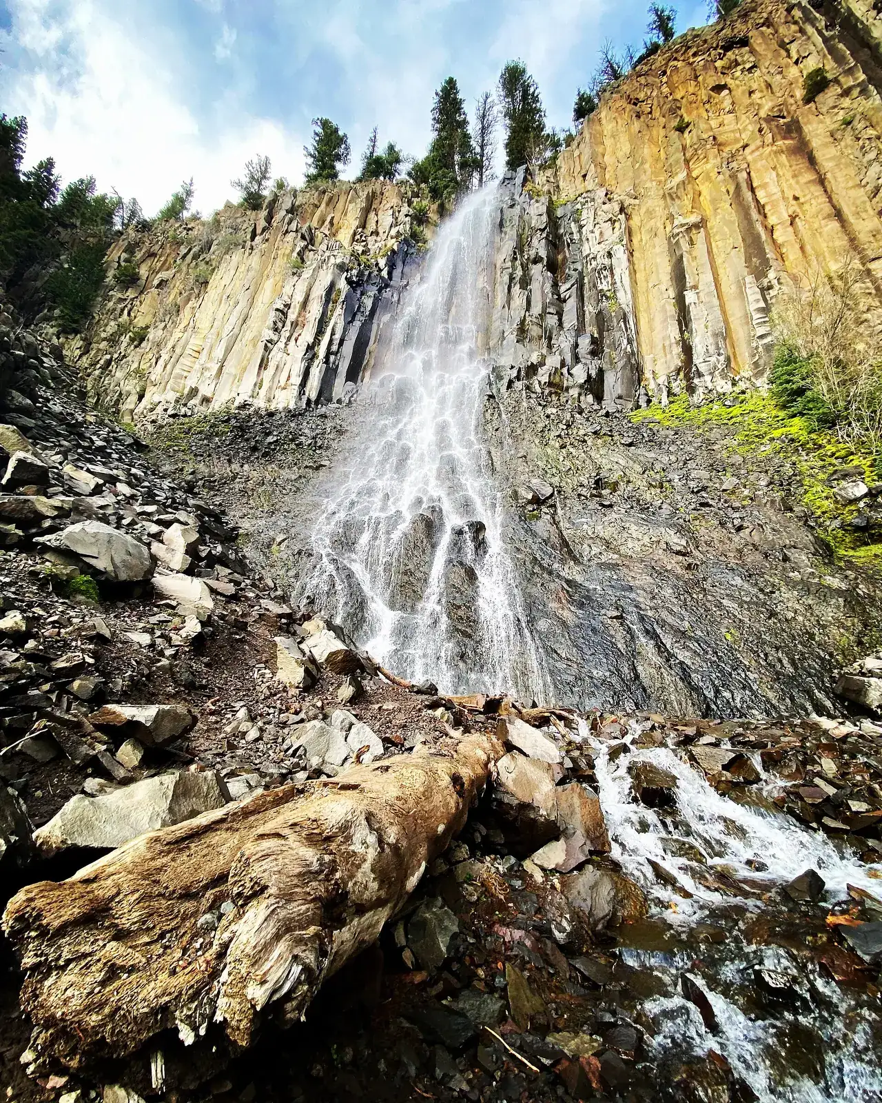 Palisade Falls in Hyalite Canyon